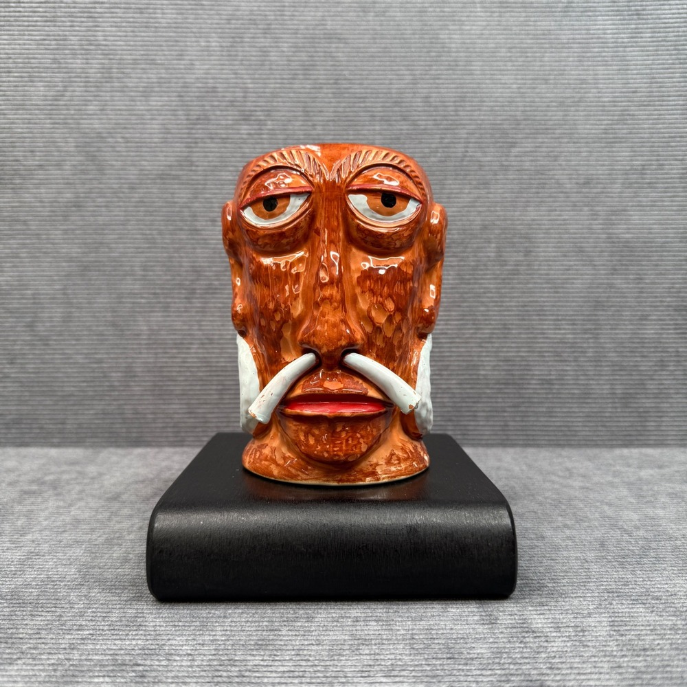 Vintage Mr Bali Hai Tiki Mug San Diego Bali Hai Restaurant Ceramic Barware Brown